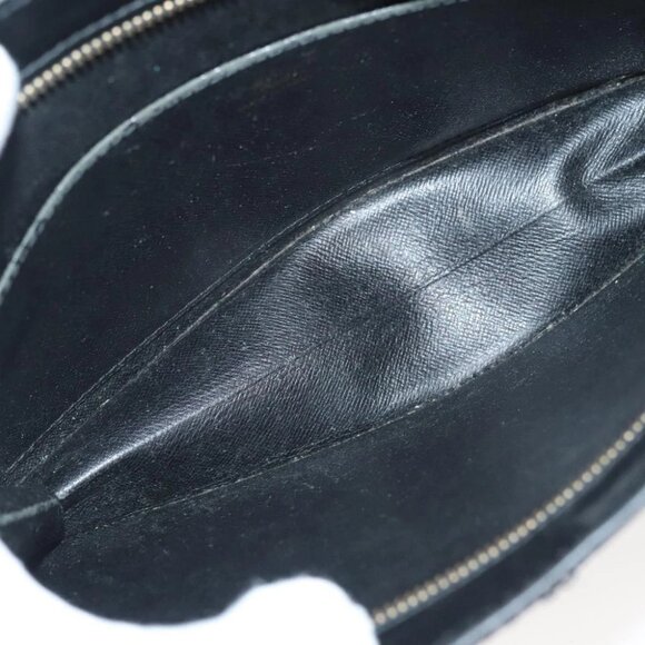 LOUIS VUITTON Epi Pochette Homme Clutch Bag Black Noir M52522 LV Auth 118831 - Picture 11 of 14